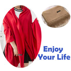 Tassels Imitation Cashmere Scarf