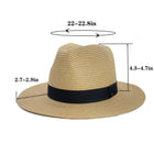 Wide Brim Straw Panama Hat