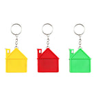 House Shape Tape Measure With Key Chain