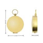 Brass Compass With Luminous Ring