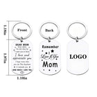 Stainless Steel Family Keychain