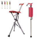 Elderly Foldable Walking Chair Stick