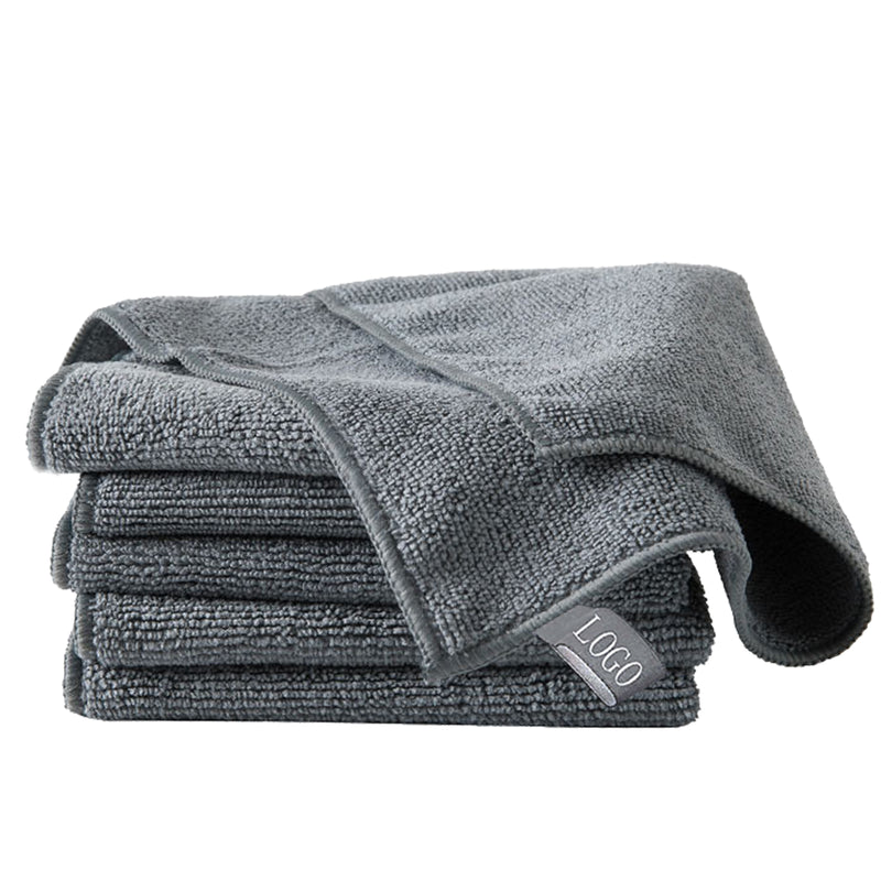 Gray Microfiber Cleaning Cloth