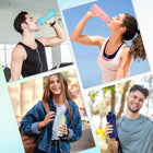 20oz Collapsible Silicone Travel Water Bottle