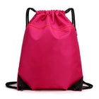 Waterproof Drawstring Backpack with Zipper Pocket