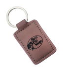 Rectangular Leather Keychain