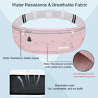 Unisex Running Waist Pack With Water Bottle Pouch