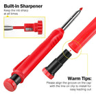 Carpenter Pencil Set With Sharpener