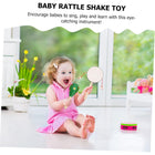Wooden Shaking Drum Toy for Children