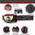 Ultra-Light Bright LED Headlamp Flashlight