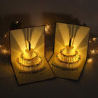 3D Pop Up Greeting Cards Led Light Happy Birthday Music Card