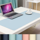 Leather Desk Mat, Double-Sided PU Mouse Pad