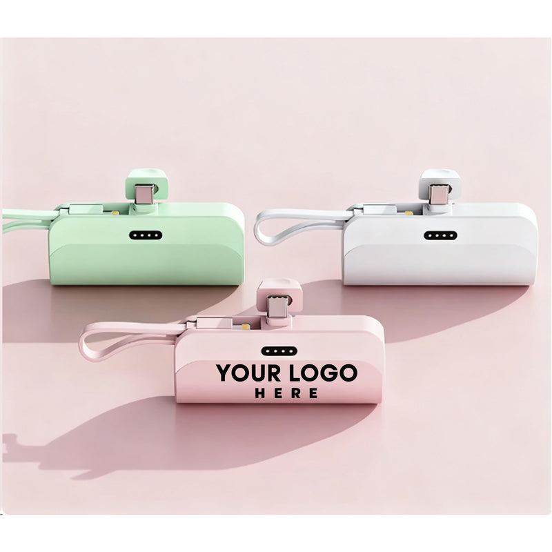 5000 Mah Pocket Wireless Capsule Power Bank
