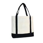 Canvas Tote Bag With External Pocket