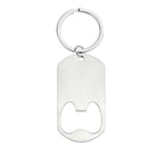 Bottle Opener Stainless Steel Keychain