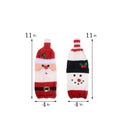 Christmas Wine Bottle Decoration