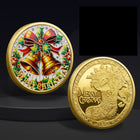 Custom Christmas Themed Commemorative Coin Challenge Coin