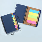 Wave Spiral Notebook With Pen