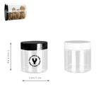 8 oz (250 ml) Plastic Jars