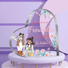 Transparent-Heart Shaped Acrylic Ornament