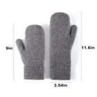 Women'S Winter Outdoor Mittens Thickened Fleece