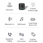 Compact Wireless Mini Bluetooth Speaker With Bass Hd Audio