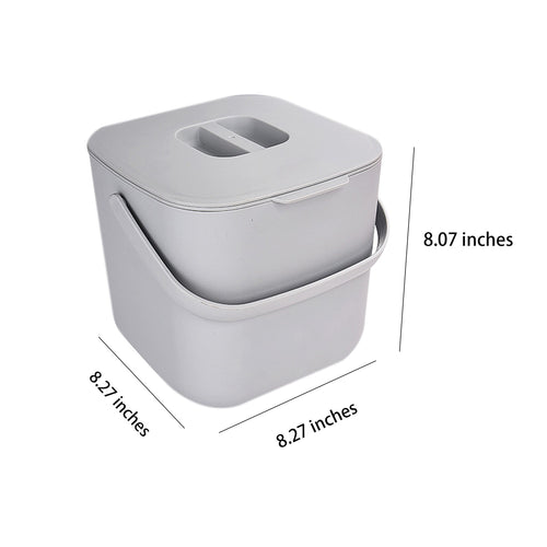 219.79oz Kitchen Compost Bin With Lid