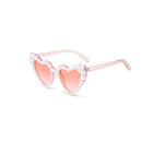 Love Sunglasses with Borderless Design and Pearl Inlays