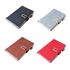 Leather Notebook With Magnetic Buckle Closure