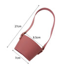 Portable PU Leather Handheld Coffee Cup Protective Sleeve