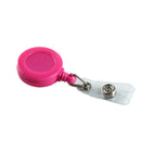 Retractable Round Badge Reel Holder w/ Belt Clip