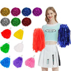 Foil Cheerleader Poms/ Plastic Handle