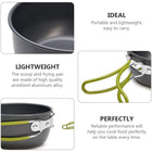 Portable Outdoor Camping Pot Cookware Set