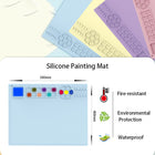 Silicone Painting Art Craft Mat With Raised Edges