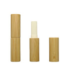 Refillable Empty Bamboo Lipstick Tube