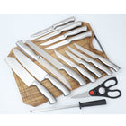 15-Piece Stainless Steel Kitchen Knife Block Set