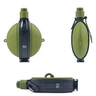 19.8 Oz Foldable Compass Silicone Water Bottle