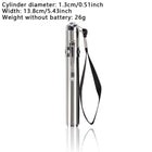 Mini Stainless Steel LED Flashlight Pen
