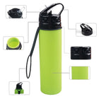 20Oz Silicone Foldable Water Bottle
