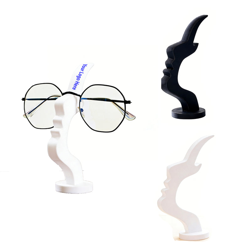 Strip-Shaped Human Profile Eyeglass Holder