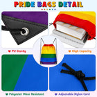 Rainbow Drawstring Backpack