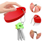 Foam Floating Keychain Oval Shaped Key Ring Floater Chain