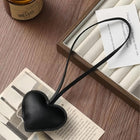 PU Leather Heart-Shaped Pendant