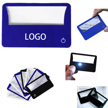 LED Magnifying Glass Card Light Lamp