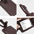 Pu Leather Luggage Tag