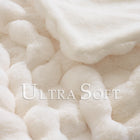 Luxury Plush Bubble Texture Throw