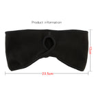 Fleece Earmuff Ponytail Headband