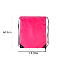 210D Waterproof Polyester Drawstring Storage Bag