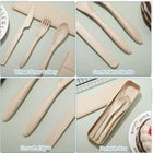Reusable Wheat Straw Cutlery Set