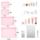 Transparent Mesh Zipper Storage Bag